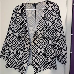 Black and white Blazer